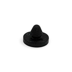 Small Rubber Push-in Ridged Stem Bumpers 1/2″ Diam – Feet – Fits 3/16″ Hole