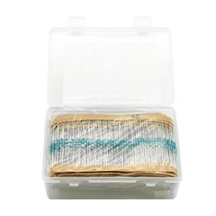 1350 Pcs Resistor Kit 0 Ohm-5.6M Ohm 50 Value with 1% 1/4W Metal Film Resistors