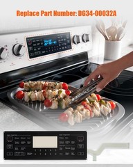 DG34-00032A Oven Membrane Switch Touchpad Overlay Fit for Samsung Range Stove…