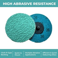 3″ Quick Change Discs – GRIT 24G – 25pcs per Box