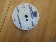 900 FT ALPHA WIRE 1553 WHITE/BLUE 20AWG STRANDED HOOK UP WIRE,NOS