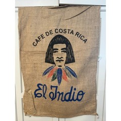 Jute Burlap Coffee Bag Sack Cafe de Costa Rica El Indigo JL