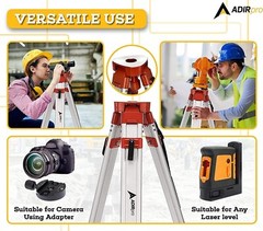 Universal Survey Tripod – Aluminum Laser Level Tripod – Transit Level Tripod