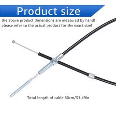 Front Tine Tiller Cable Compatible with Earthquake M5 End M8 Mount Kit 30588