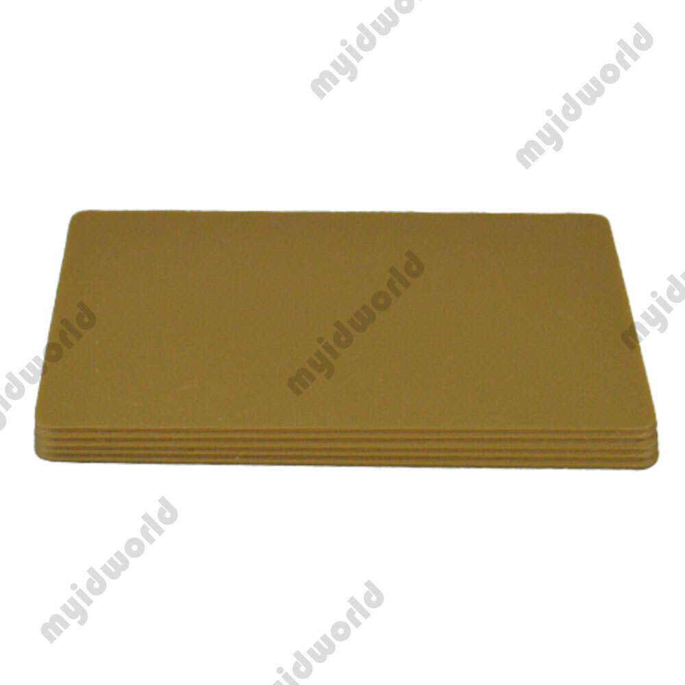 Copper PVC Cards, CR80.30 Mil, Credit Card Size – USA – Pack of 10