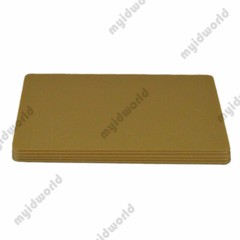 Copper PVC Cards, CR80.30 Mil, Credit Card Size – USA – Pack of 10