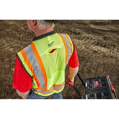 Milwaukee Class 2 Surveyor’s High Visibility Yellow Safety Vest – 2Xl/3Xl