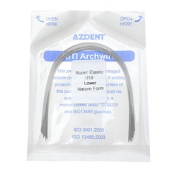 AZDENT 50X Dental Orthodontic Super Elastic Niti Round Natural Form Arch Wires