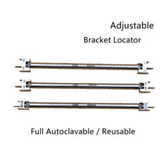 Dental Lab Instrument Metal Brackets Height Gauge Brace Locator Positioner S/M/L