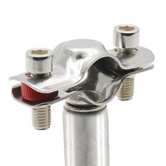 2 Pcs Stainless Steel Wall Mount Ceiling Mount Pipe Support, Adjustable Ceili…