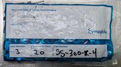 Swagelok Tube Fitting Reducer 3/16 in. Tube OD x 1/4 in. SS-300-R-4 + Lot of 18