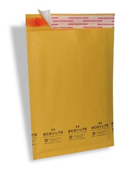250 #0 6.5X10 Ecolite X- Wide Kraft Bubble Mailers Padded Envelopes Bags CD DVD