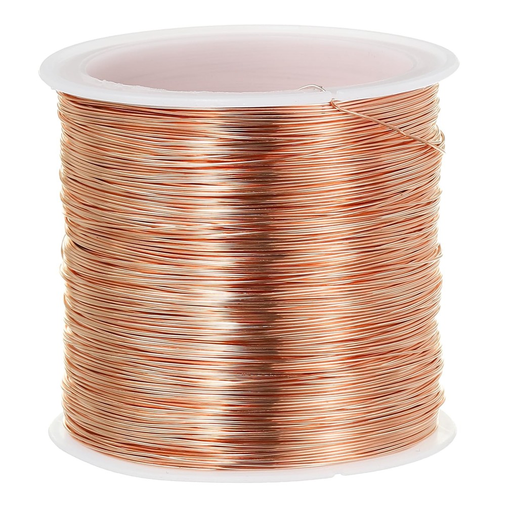26 Gauge Jewelry Wire, 328 Feet/100M Pure Copper Jewelry Beading Wire Soft Me…