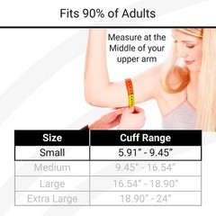 Vive Precision Blood Pressure Cuff Replacement – Compatible with Omron Small