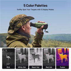 2025 Topdon TS004 Thermal Monocular Camera 1x/2x/4x/8x Manual focus