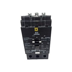 NIB – Square D – EDB34080 – Miniature Circuit Breaker, 80A, 3-Pole, Bolt-On