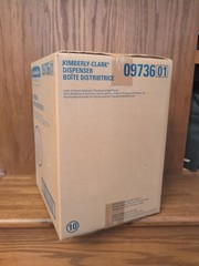 Kimberly Clark Lever Roll Paper Towel Dispenser 0973601 Transparent/Grey Plastic
