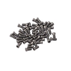 50pcs Steel Lathe Carbide Blade Inserts Hexagon M2.5 X 6mm Screws Torx