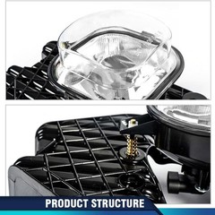Front Bumper Fog Light,Compatible with 2011-2016 Ford F250 Super Duty Fog Lamps
