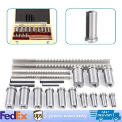 Keyway Broach Kit 22 Pcs Keyway Broach Set Collared Bushing Shim Set Fitted Box