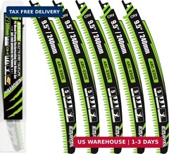 9.5-Inch Arc Curved Reciprocating Saw Blades Set with Storage Box – 5 Piec