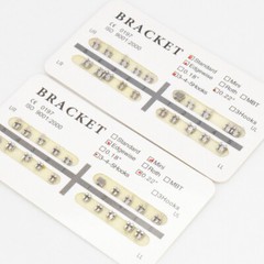 20 Pcs Dental Orthodontic Bracket Brace Monoblock MIM Roth MBT 022 018 345 Hook