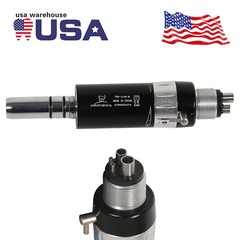 10X Dental Slow Low Speed Air Motor Handpiece 4Holes External Water Spray