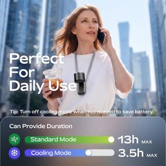 Portable Handheld Fan With Ice Cooling-5 Gear High Speed Turbo Personal Fan