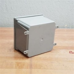 Carlon 6 in. x 6 in. x 4 in. Gray Electrical PVC Junction Box – E987R-3-HD
