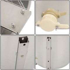 New 4/8 Frames Electric Honey Extractor Beekeeping Equipment Stainless Steel