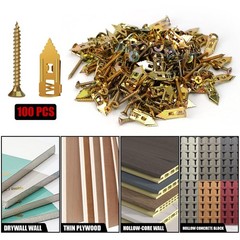 200 Pcs Self Drilling Drywall Anchors with Screws Kit, Metal Expansion Bolt