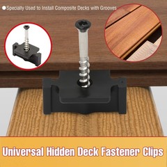 Hidden Deck Fasteners for Composite Decking Board, Universal Hidden Fasteners…
