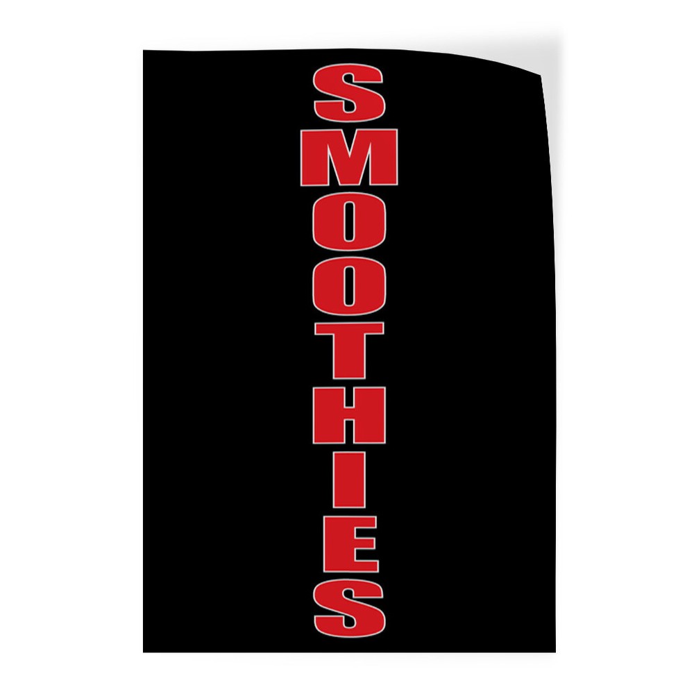 Door Decals Vertical Vinyl Stickers Multiple Sizes Smoothies B Industrial Vinyl