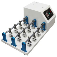 110V Leather Clamped& Folding Resistance Testing Machine 22.5° Bend Angle