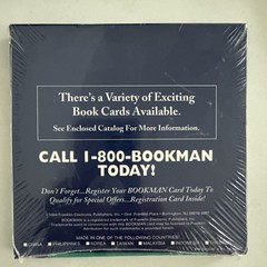 Franklin Bookman ADV-2002 Electronic Book Card Advanced Dictionary & Thesaurus