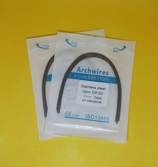 Dental Orthodontic Stainless Steel Rectangular Arch Wire Ovoid Natural Form
