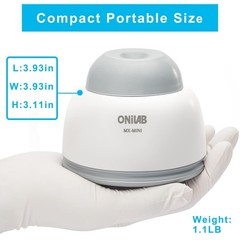 Compact Touch Mixer for Acrylic Paints and Lab Applications with Anti-Slip Base