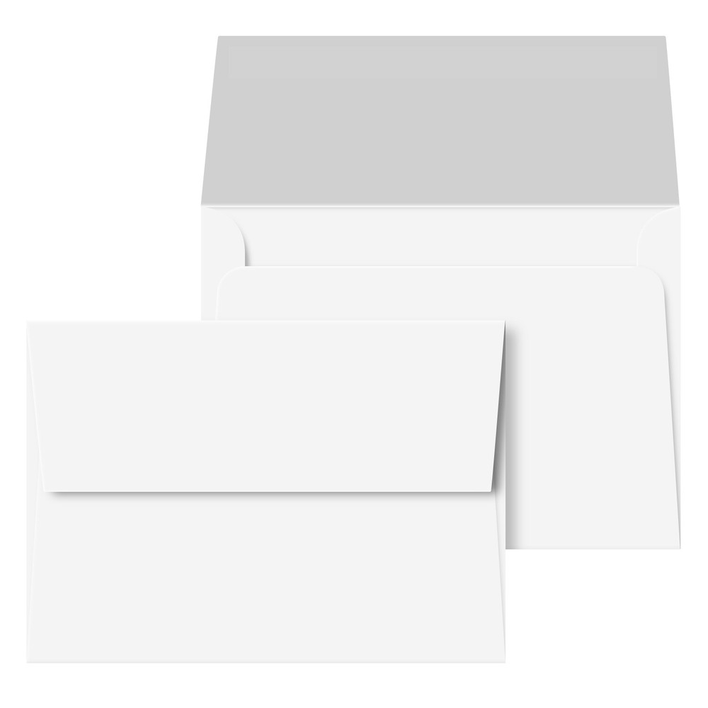 A7 Bright Color Invitation Square Flap Envelopes – 5 1/4 x 7 1/4″ – 250 Per Pack