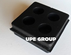 12 pack of anti vibration pads speaker vibration isolation 2″x2″x3/4″ all rubber