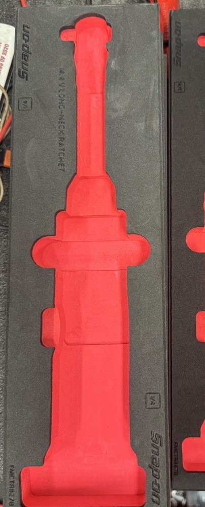 Snap On Tool RED FOAM For CTR 717 CTR817 14.4V Long Neck Ratchet Foam FMCTR827B