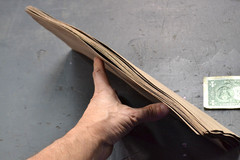 Walnut Raw Wood Veneer Sheet 6 x 14.5 inches 1/42nd BARGAIN 42083-57