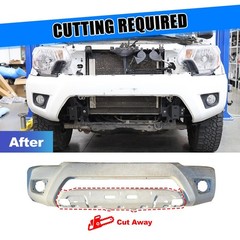 Toyota Tacoma 2012-2015 Mid-width Front Bumper Bull Bar LED Mount Paintable 101S