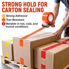 2″ x 110 Yards Multi-Color Packing Tape, 6 Colors Pack – 2.0 Mil Carton Sealing