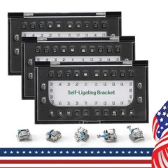 Dental Orthodontic Bracketo Autoenganchado Monoblock Mini MBT 022 Hooks 345