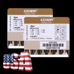 Limas rotatorias NITI para endodoncia dental Uso del motor Gold Taper SX-F3 25mm