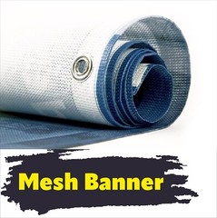 VIDRIOS TEMPLADOS TEMPERED GLASS Advertising Banner Vinyl Mesh Sign service fix