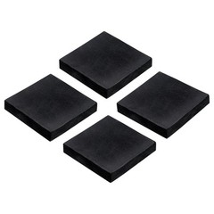 4pack Rubber Anti-Vibration Pads Hard Pads 50mm x 50mm x 10mm Square
