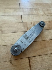 THE L.S. STARRETT CO. NO.178-B RADIUS GAGES 17/64-1/2 RANGE LOC6252