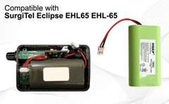 7.4V 2600mAh Replacement Battery for SurgiTel Eclipse EHL65 EHL-65 Battery Pack