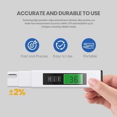 4 in 1 TDS Meter Digital Water Tester,Water Tester for Drinking Onesize